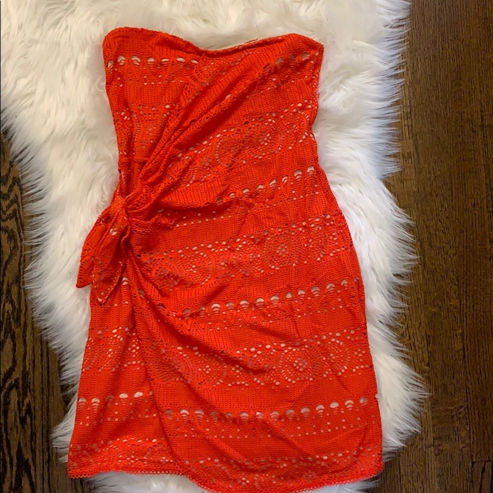 Free people strapless dress
